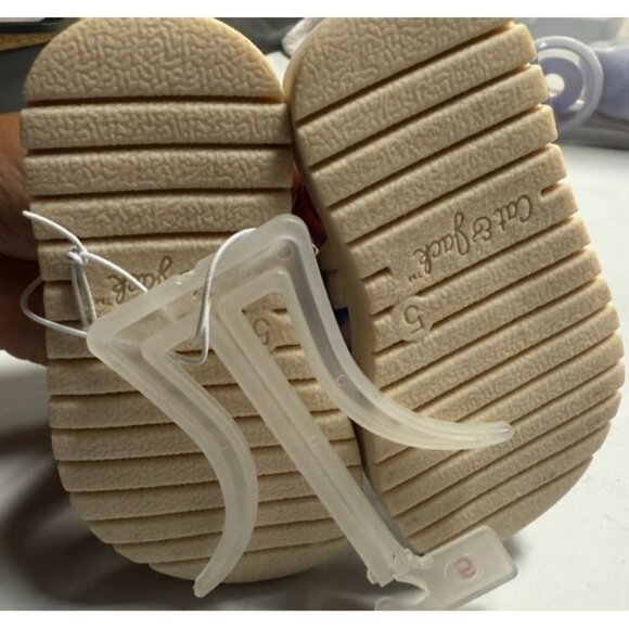 Cat & Jack Toddler Girls Chaya Footbed Sandals Size 5 - Picture 5 of 6